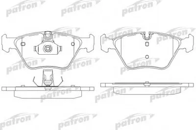 Комплект тормозных колодок, дисковый тормоз PATRON купить