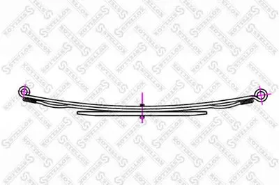 Многолистовая рессора STELLOX купить