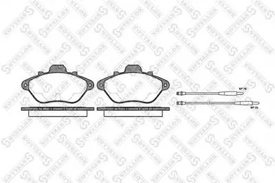 Комплект тормозных колодок, дисковый тормоз STELLOX купить