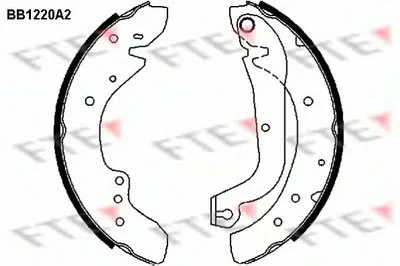 Комплект тормозных колодок FTE купить