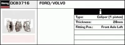 Тормозной суппорт Remanufactured REMY (Multiline) DELCO REMY купить