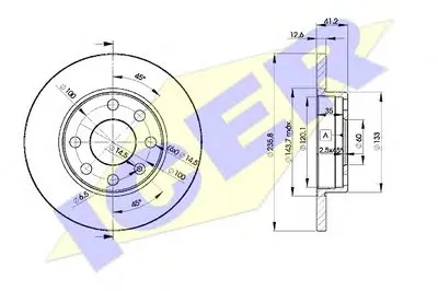 Тормозной диск ICER купить