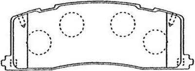 Комплект тормозных колодок, дисковый тормоз Premium Advics AISIN купить