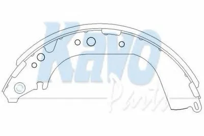 Комплект тормозных колодок KAVO PARTS купить