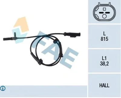 Датчик, частота вращения колеса FAE купить