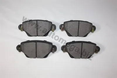 Комплект тормозных колодок, дисковый тормоз AutoMega Premium AUTOMEGA купить