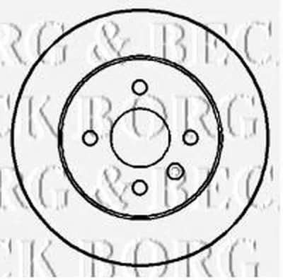 Тормозной диск BORG & BECK купить