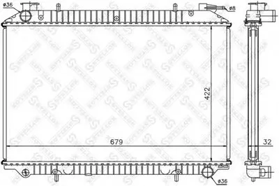 Радиатор, охлаждение двигателя STELLOX купить
