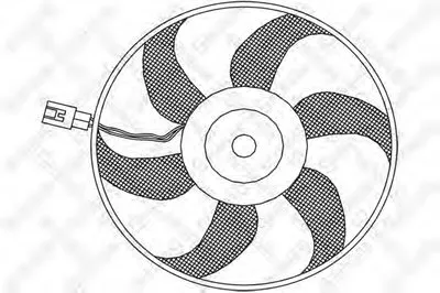 Вентилятор, охлаждение двигателя STELLOX купить