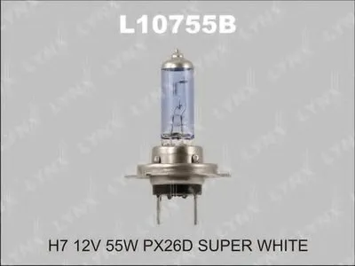 Лампа накаливания, фара дальнего света; Лампа накаливания, основная фара; Лампа накаливания, противотуманная фара; Лампа накаливания, фара с авт. системой стабилизации; Лампа накаливания, фара дневного освещения SUPER WHITE LYNXauto купить