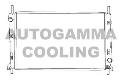 Радиатор, охлаждение двигателя AUTOGAMMA купить