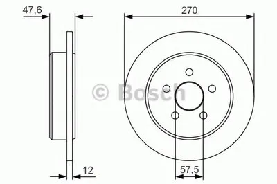 Тормозной диск BOSCH купить