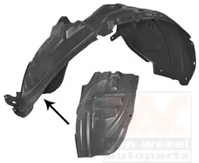 Обшивка, колесная ниша VAN WEZEL купить