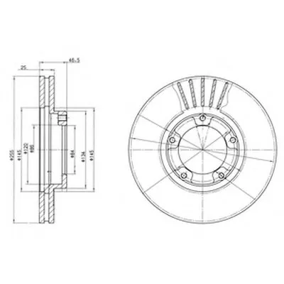 Тормозной диск DELPHI купить