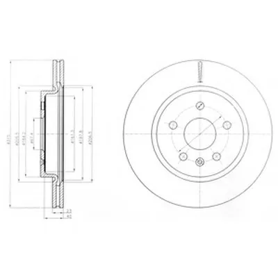 Тормозной диск DELPHI купить