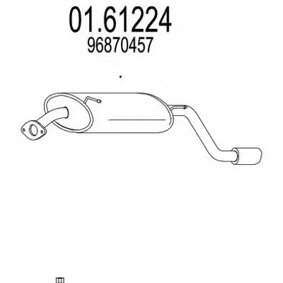 Глушитель выхлопных газов конечный MTS купить