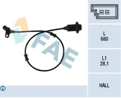 Датчик, частота вращения колеса FAE купить