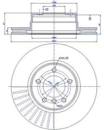 Тормозной диск HC CAR купить