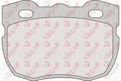 Комплект тормозных колодок, дисковый тормоз VILLAR купить
