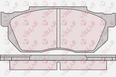 Комплект тормозных колодок, дисковый тормоз VILLAR купить