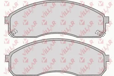 Комплект тормозных колодок, дисковый тормоз VILLAR купить