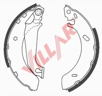 Комплект тормозных колодок VILLAR купить
