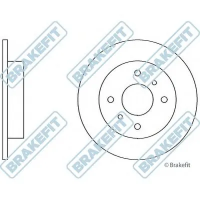 Тормозной диск Brake Fit APEC braking купить