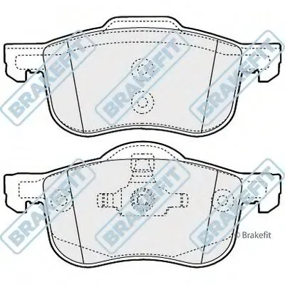 Комплект тормозных колодок, дисковый тормоз Brake Fit APEC braking купить