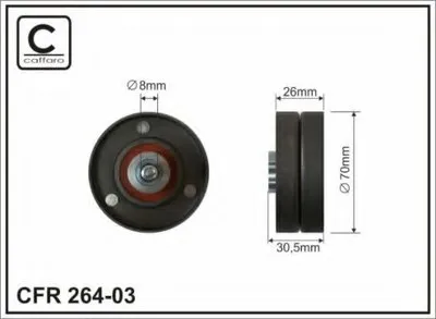 Паразитный / ведущий ролик, поликлиновой ремень CAFFARO купить