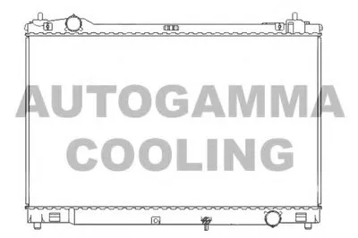Радиатор, охлаждение двигателя AUTOGAMMA купить