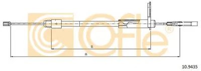 Трос, стояночная тормозная система COFLE купить