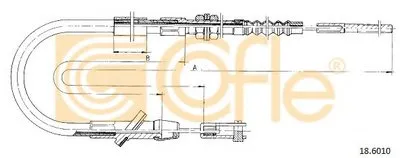 Тросик сцепления COFLE купить