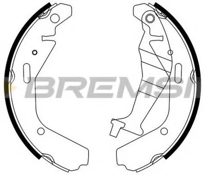 Комплект тормозных колодок BREMSI купить