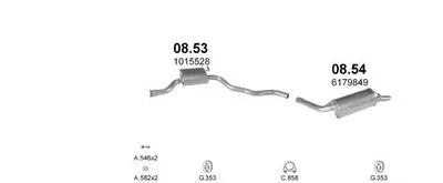 Система выпуска ОГ POLMO купить
