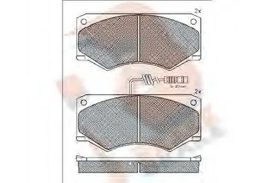 Комплект тормозных колодок, дисковый тормоз R BRAKE купить