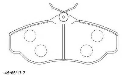Комплект тормозных колодок, дисковый тормоз ASIMCO купить