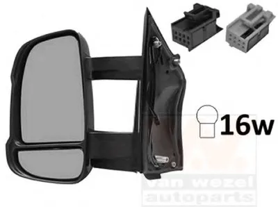 Наружное зеркало VAN WEZEL купить