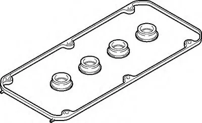 Комплект прокладок, крышка головки цилиндра ELRING WILMINK GROUP купить